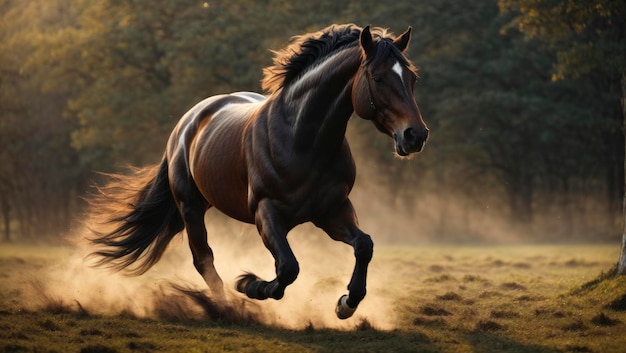 Photo running horse wallpaper