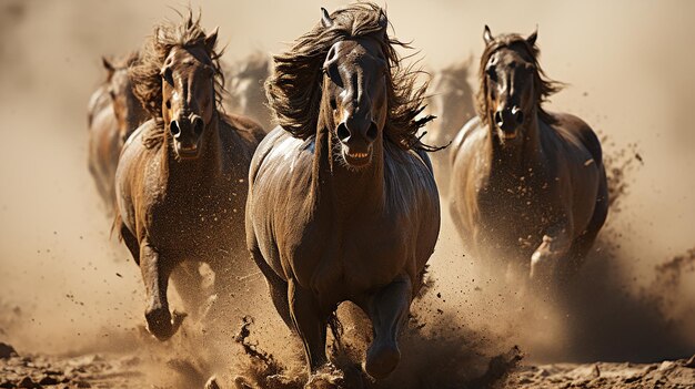 running horses photo