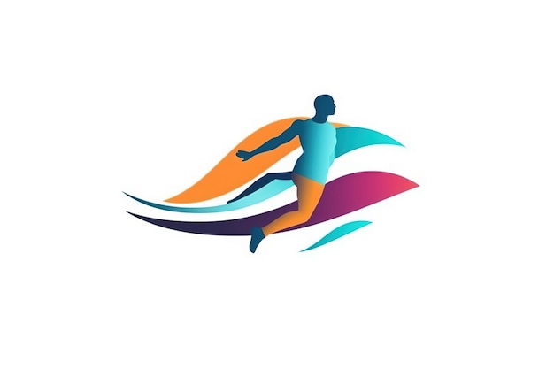 Photo running logo