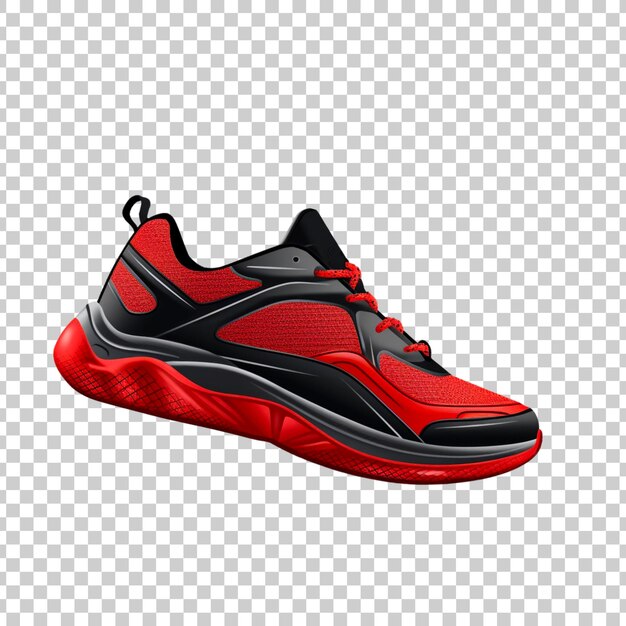 Photo running shoes or sneakers on a transparent background