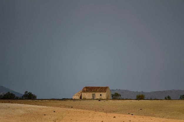 Rural house in the countryside of the geopark of granada