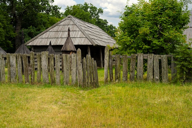 Rural house with a bee