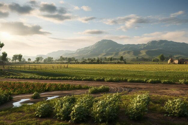 Rural landscapes and agricultural fields