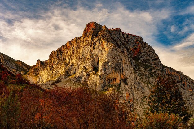 Rural landscapes in the interior of asturias