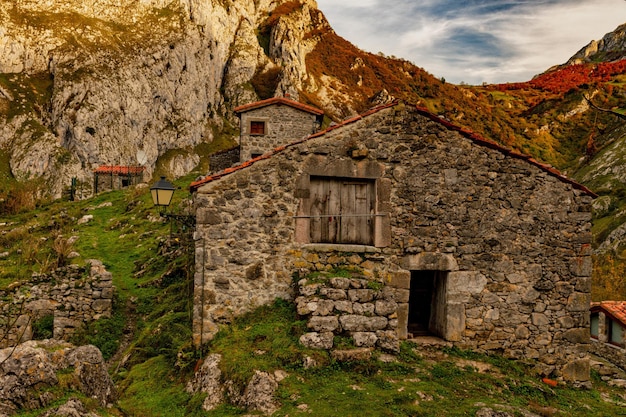 Rural landscapes in the interior of asturias