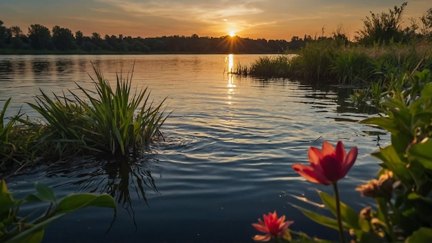 Rural nature landscape