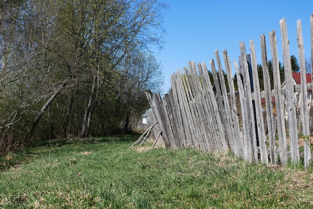 Rural rusttic fence