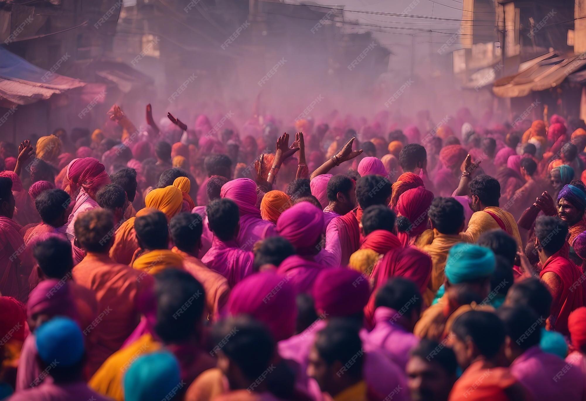 pictures of lathmaar holi