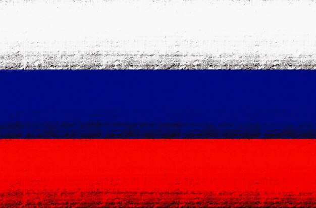 Rusland en oekraïne vlag gekleurde strepen