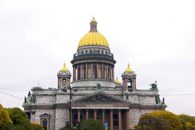 Foto rusland sint-petersburg uitzicht op de stad