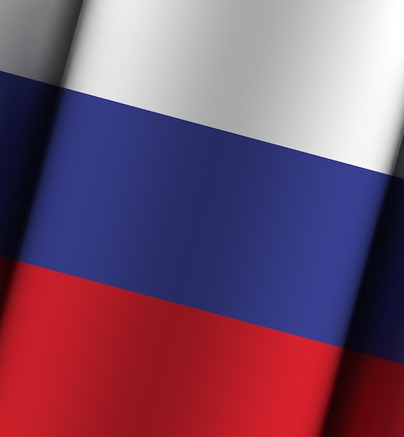 Фото Полный драматический фон флага россии