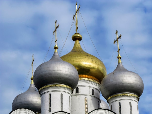 Russia, Moscow, russian church domes