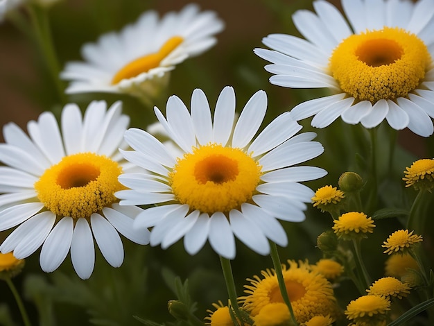 Russia National Flower Chamomile Awesome Still Photography