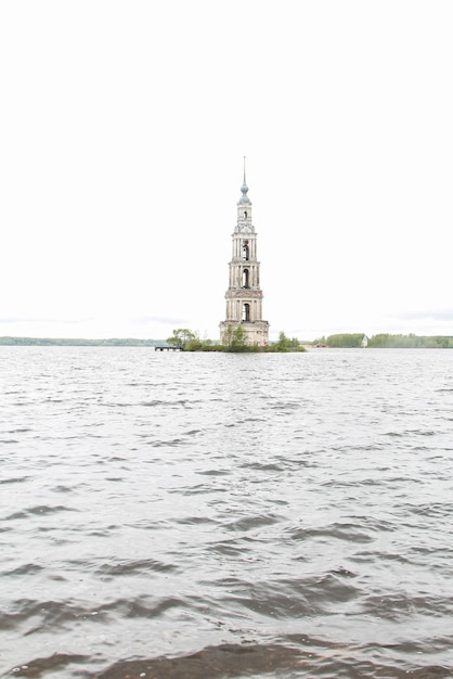 Russia volga river views between moscow  uglich