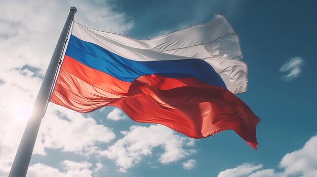 Russian flag generative ai