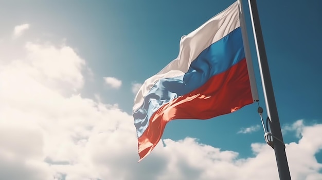 Russian flag Generative Ai