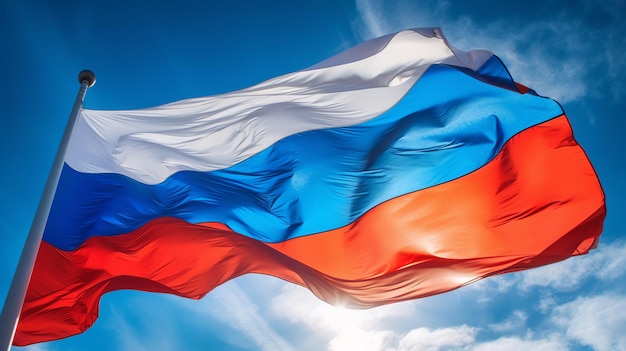 Russian flag Generative Ai