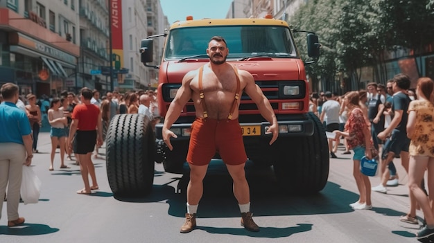 A russian strongman