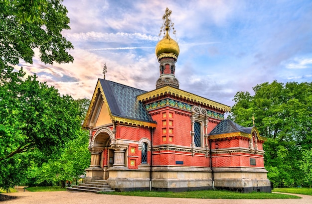 Russisch-orthodoxe kapel in Bad Homburg Duitsland