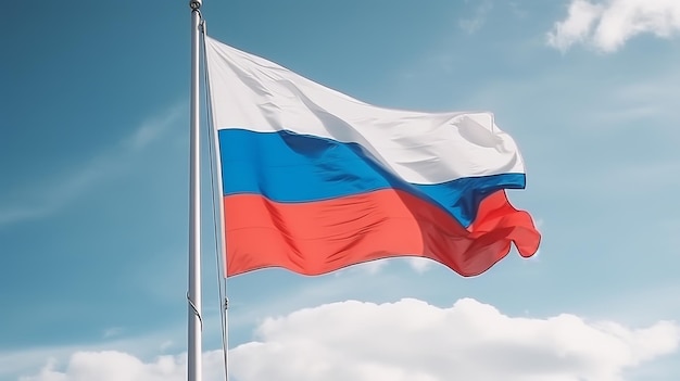 Russische vlag Generatieve Ai