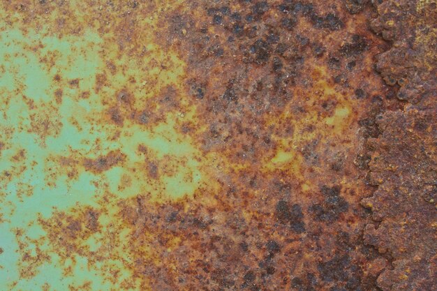 Photo rust on metal surface