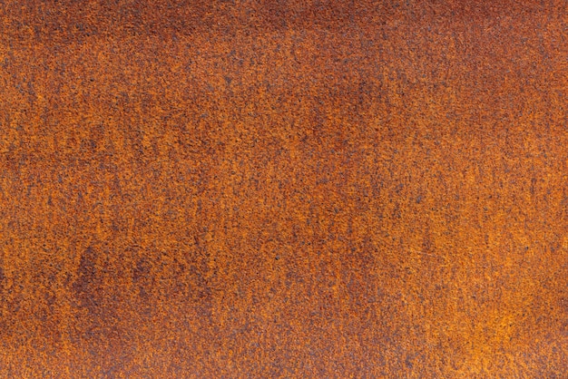 Rust on metallic surface