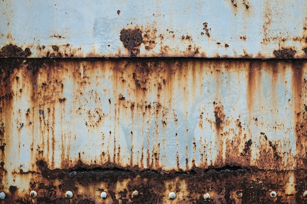 Rust on old metal wall texture background