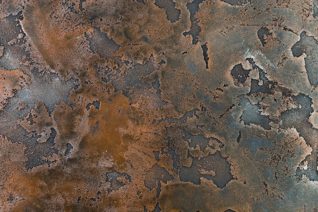 Rust texture on metal surface