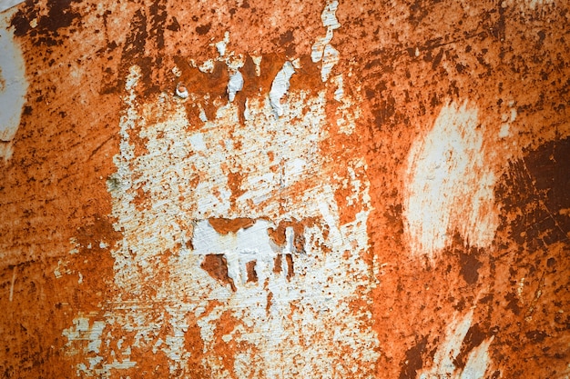 Foto fondo astratto della parete della ruggine