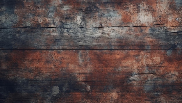 Rust wooden background with vintage old look