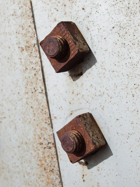 Rusted bolts