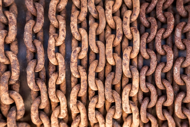 Rusted chains strength