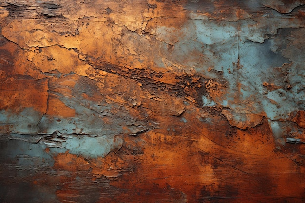 Rusted Iron Grunge Texture in Deep RedBrown color