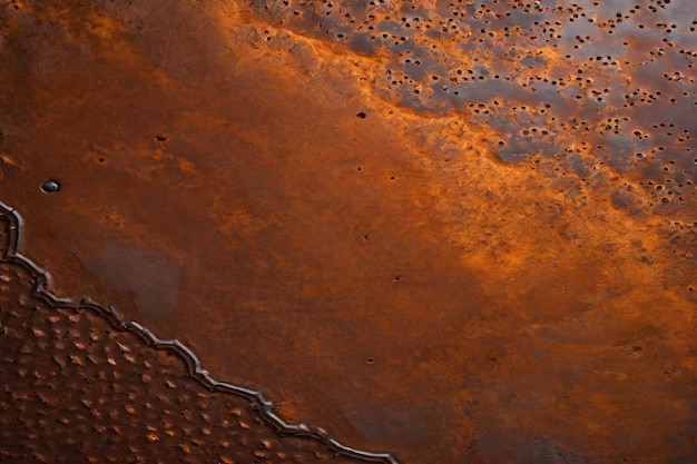 Photo rusted iron texture