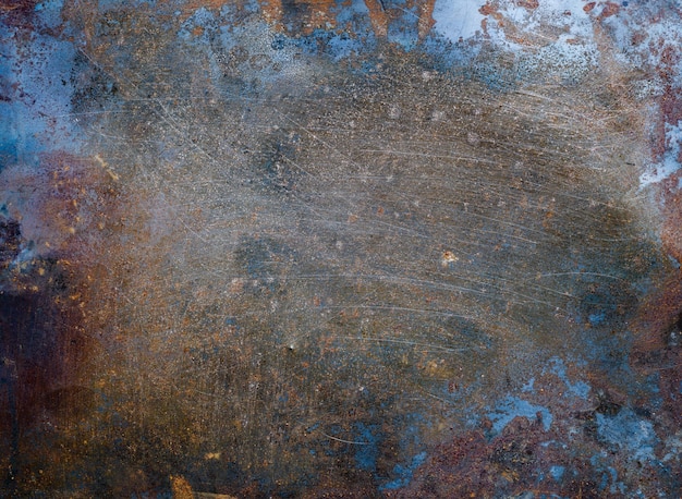 Rusted metal background