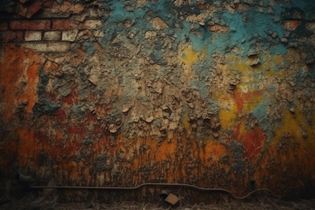 A rusted surface with a rusted surface and the word rust on it.