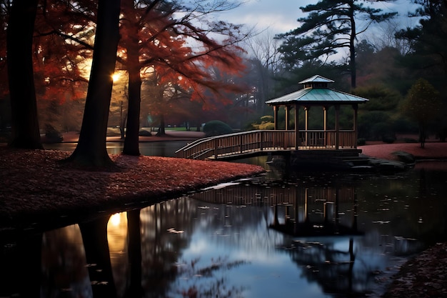 Rustfotografie in het Pullen-park