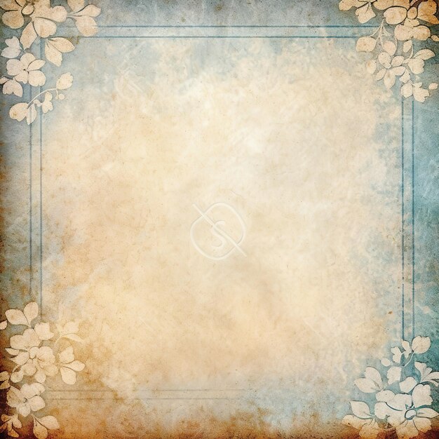 Foto rustic blauw scrapbook papier