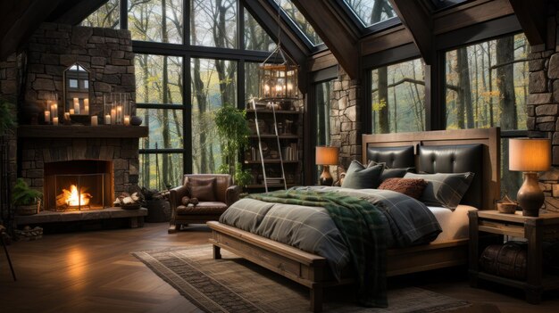 Rustic Comfort Bedroom