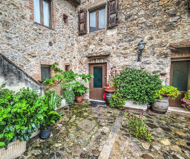 Photo rustic corner in tuscany