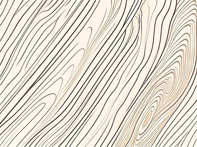 Rustic Elegance HandIllustrated Wood Texture Line Art Pattern 6