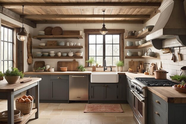 Rustic Farmhouse Kitchen