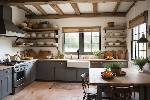 Rustic Farmhouse Kitchen