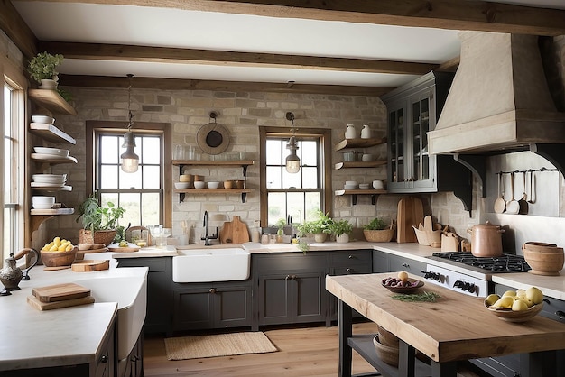 Rustic Farmhouse Kitchen