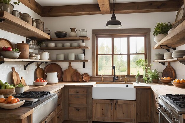 Rustic Farmhouse Kitchen