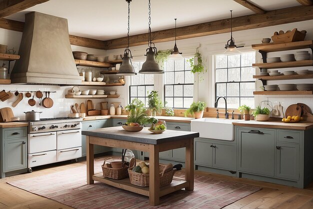 Rustic Farmhouse Kitchen