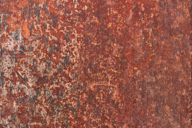 Rustic iron texture brown rust on metal background