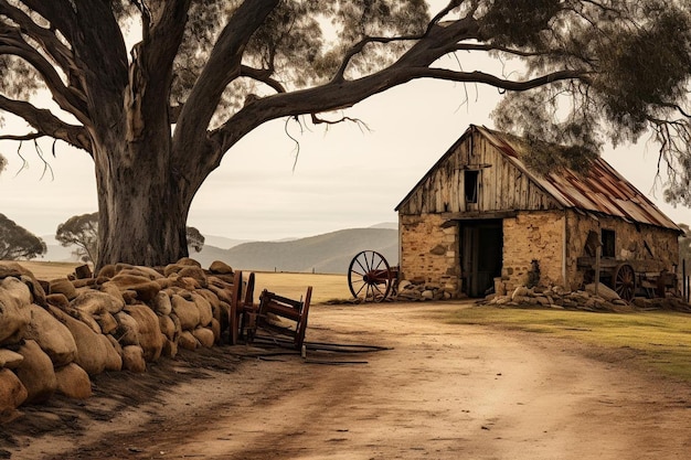 Rustic landscape