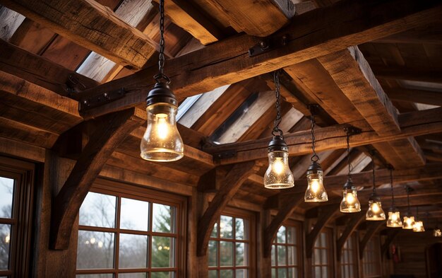 Rustic Lumber Ceiling