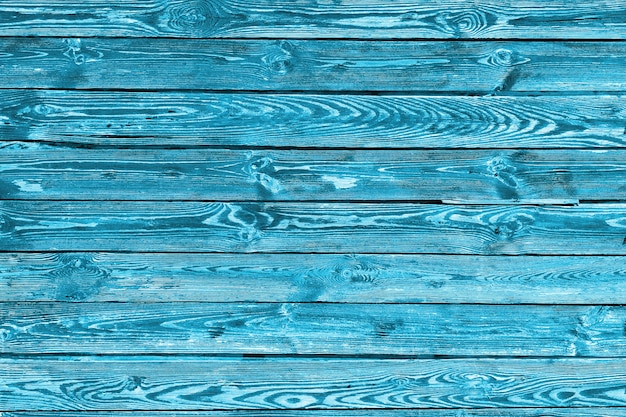 Rustic Old Weathered Blue Wood Plank Background Texture extreme closeup